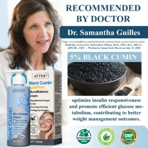 ATTDX® Black Cumin ApisFirm GlucoBalance Cream