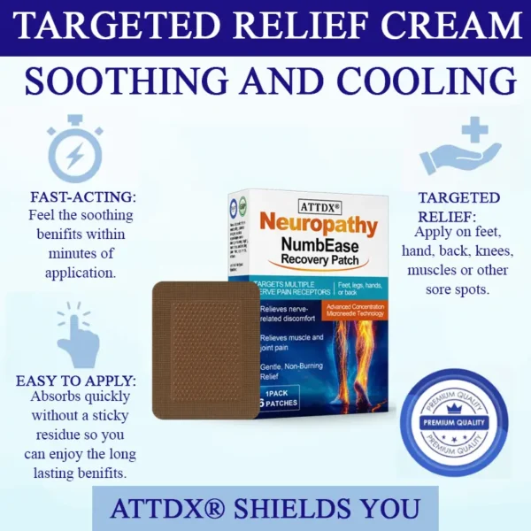 ATTDX® NumbEase Neuropathy Recovery Patch