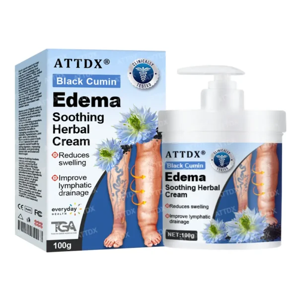 ATTDX® Black Cumin Edema Soothing Herbal Cream -👩‍⚕️Doctor-Endorsed Herbal Formula