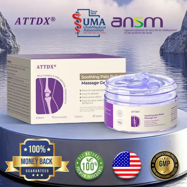 ATTDX® Turmeric Emu Oil Arthritis Soothing Pain Relief Gel