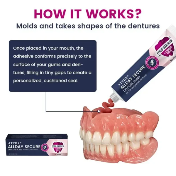 ATTDX® AllDay Secure Denture Bond