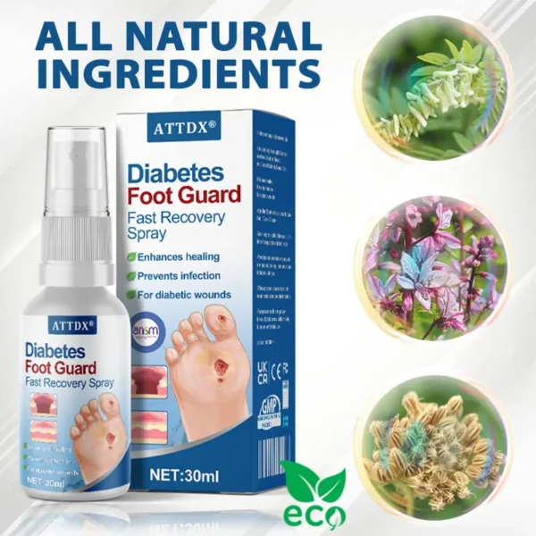 ATTDX® Diabetes Foot Guard Fast Recovery Spray
