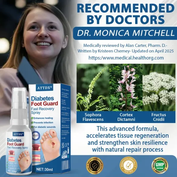 ATTDX® Diabetes Foot Guard Fast Recovery Spray
