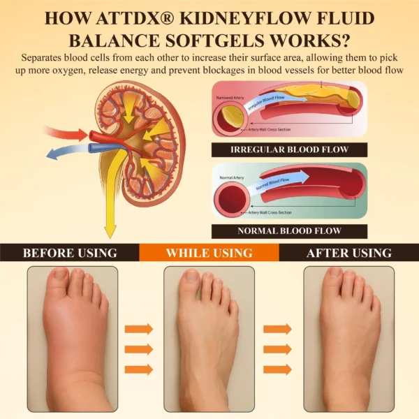 ATTDX® KidneyFlow Fluid Balance Softgels