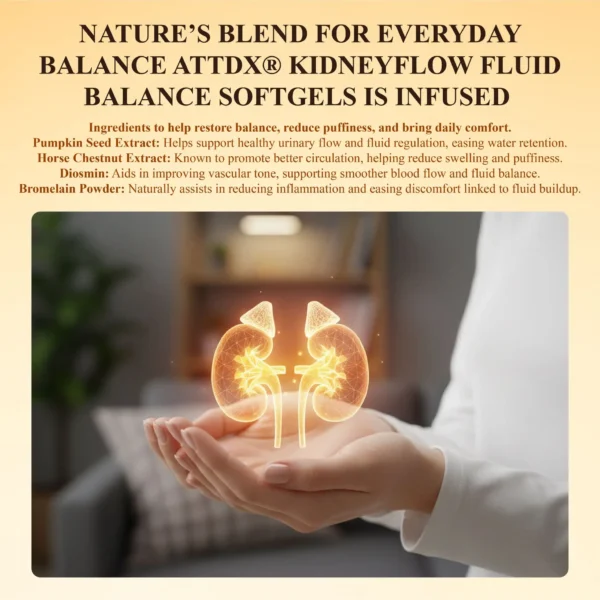 ATTDX® KidneyFlow Fluid Balance Softgels