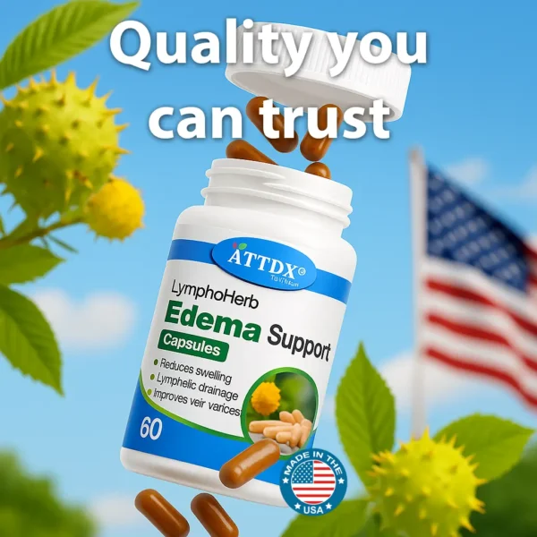 ATTDX® LymphoHerb Edema Support Capsules