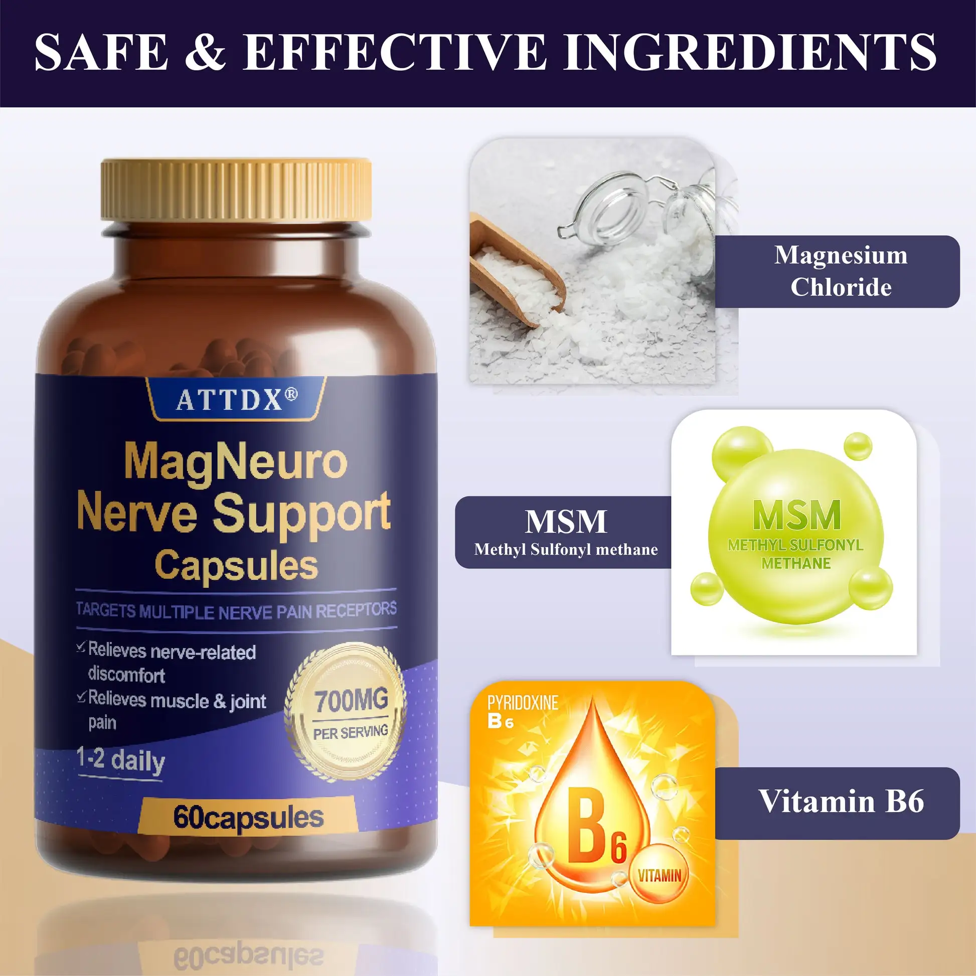 ATTDX® MagNeuro Nerve Support Capsules