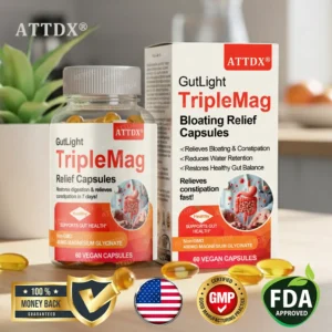 ATTDX® GutLight TripleMag Bloating Relief Capsules
