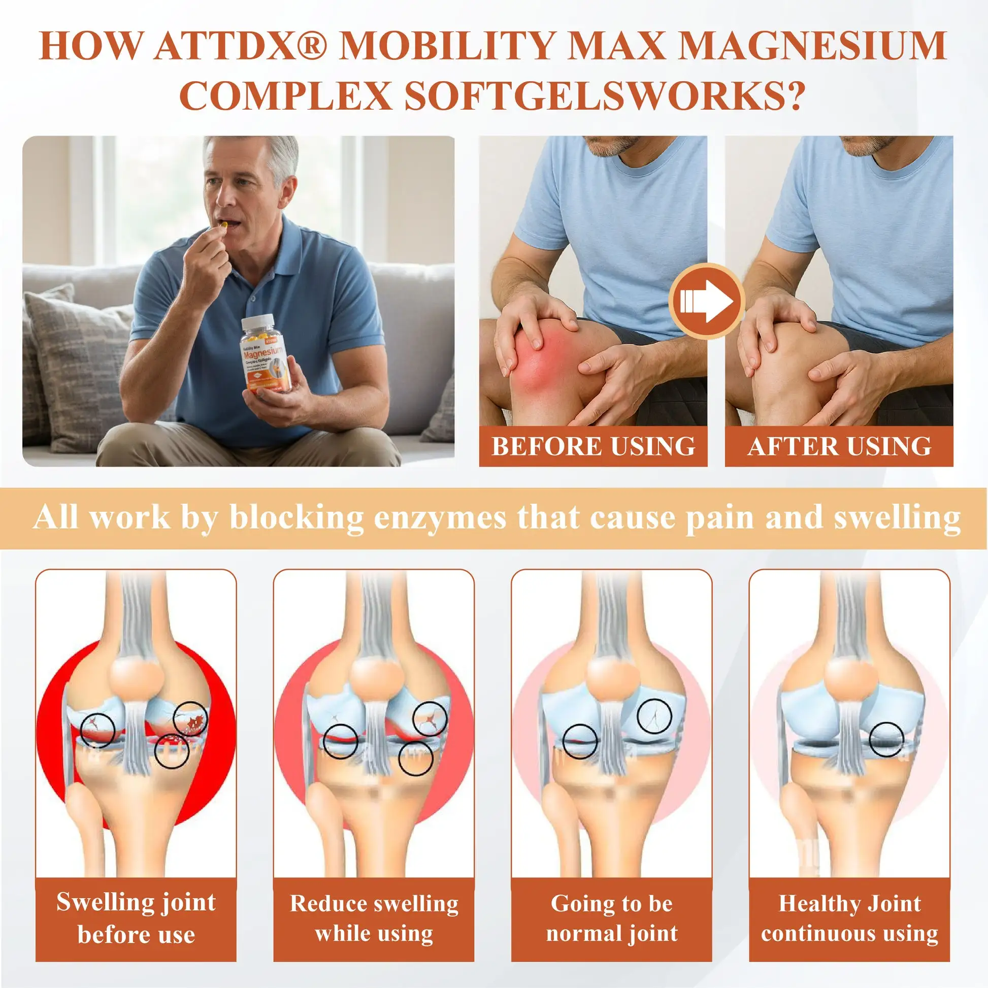 ATTDX® Mobility Max Magnesium Complex Softgels