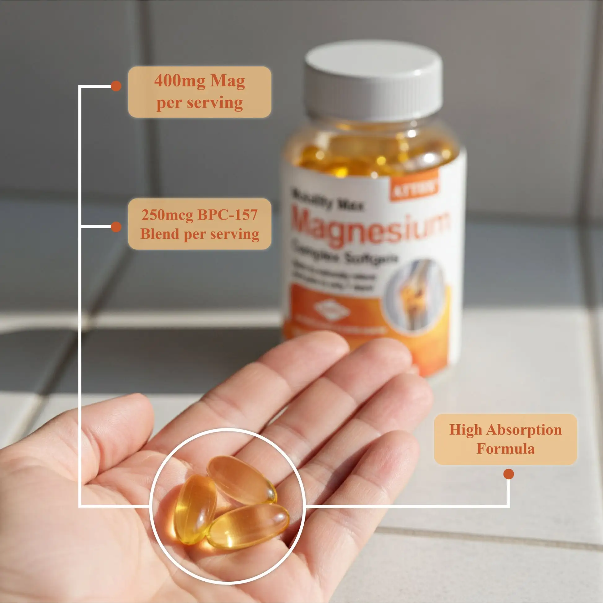 ATTDX® Mobility Max Magnesium Complex Softgels