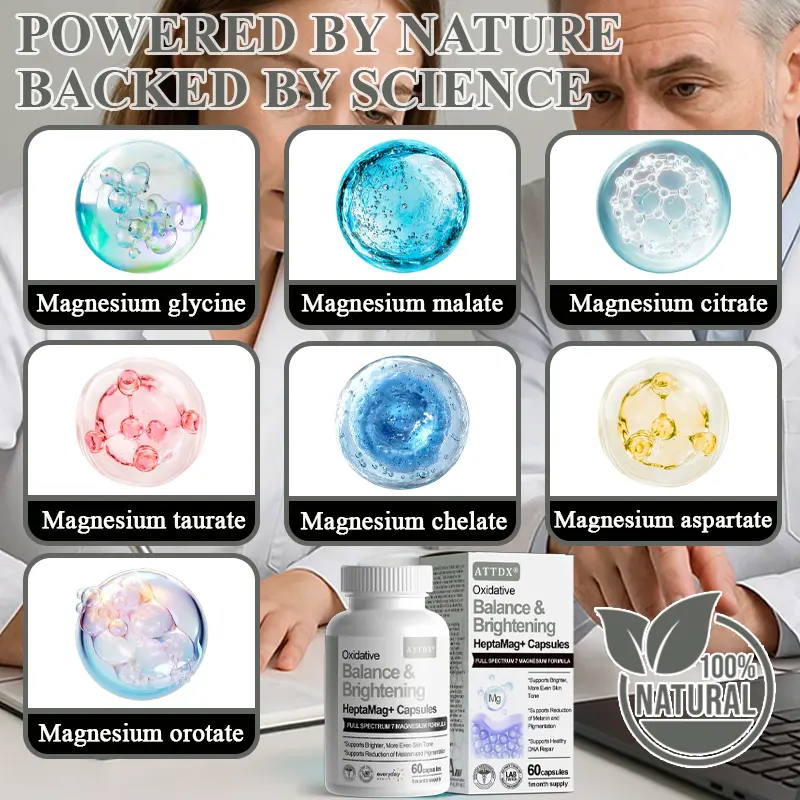 ATTDX® Oxidative Balance & Brightening HeptaMag+ Capsules