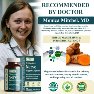 ATTDX® TriMag 4-in-1 Nerve Support Capsules