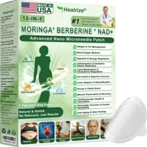 H𝐞a𝐥r𝐢z𝐞® 1𝟐-𝐈N-1 M𝐨r𝐢n𝐠a * B𝐞r𝐛e𝐫i𝐧e * N𝐀D+ 𝐀d𝐯a𝐧c𝐞d N𝐚n𝐨 𝐌i𝐜r𝐨n𝐞e𝐝l𝐞 𝐏a𝐭c𝐡