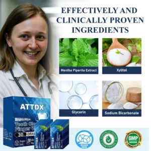 ATTDX® BrighteWipe Teeth Cleaning Finger Wipes