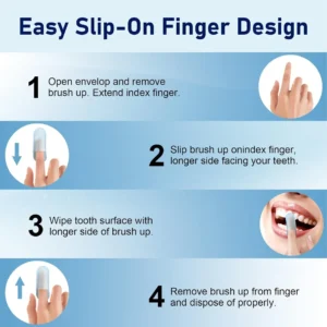 ATTDX® BrighteWipe Teeth Cleaning Finger Wipes