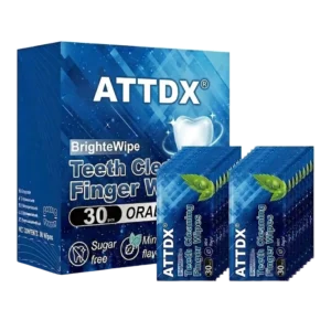 ATTDX® BrighteWipe Teeth Cleaning Finger Wipes