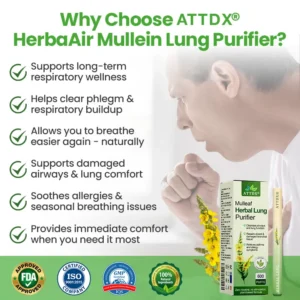 ATTDX® Mulleaf Herbal Lung Purifier