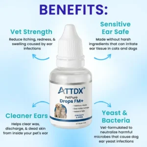 ATTDX® PetPure Pet Ear Pro Drops FM+